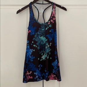 Lululemon Floral Racerback Tank Size 6